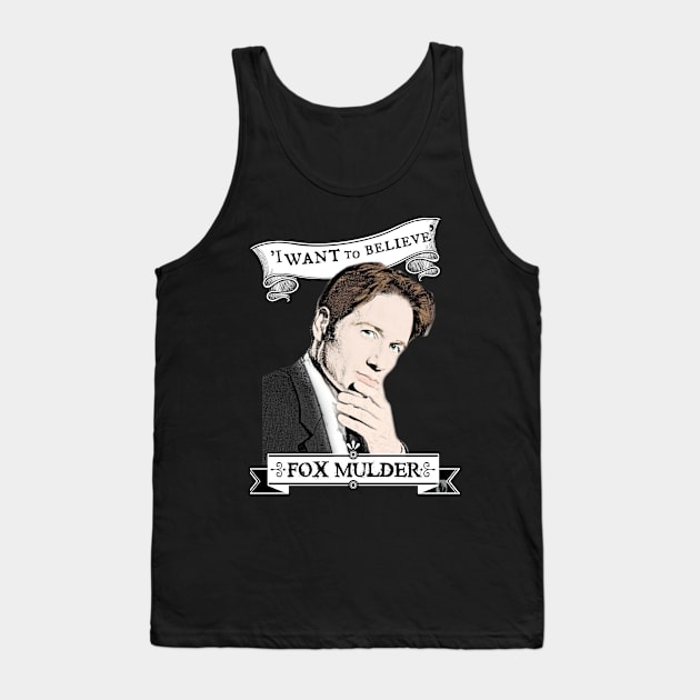 I Want To Believe Tank Top by RabbitWithFangs